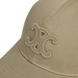 Triomphe baseball cap in washed cotton - CELINE