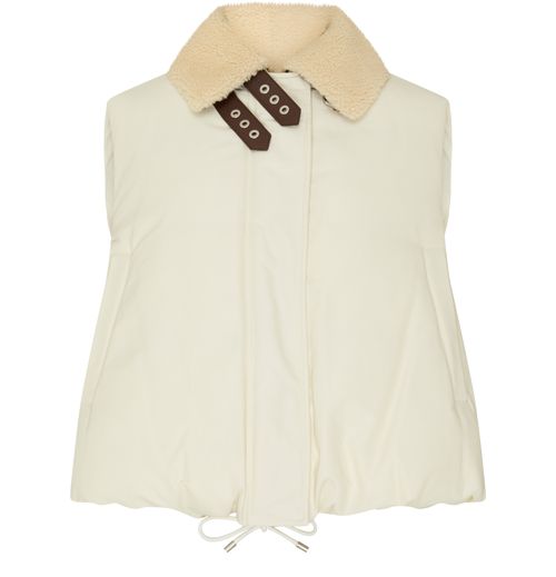 LOEWE Sleeveless cotton-blend down jacket