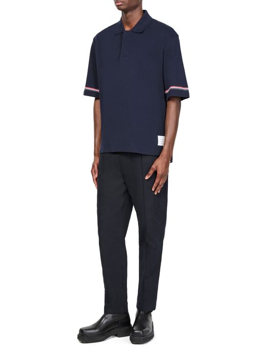 THOM BROWNE Cotton polo