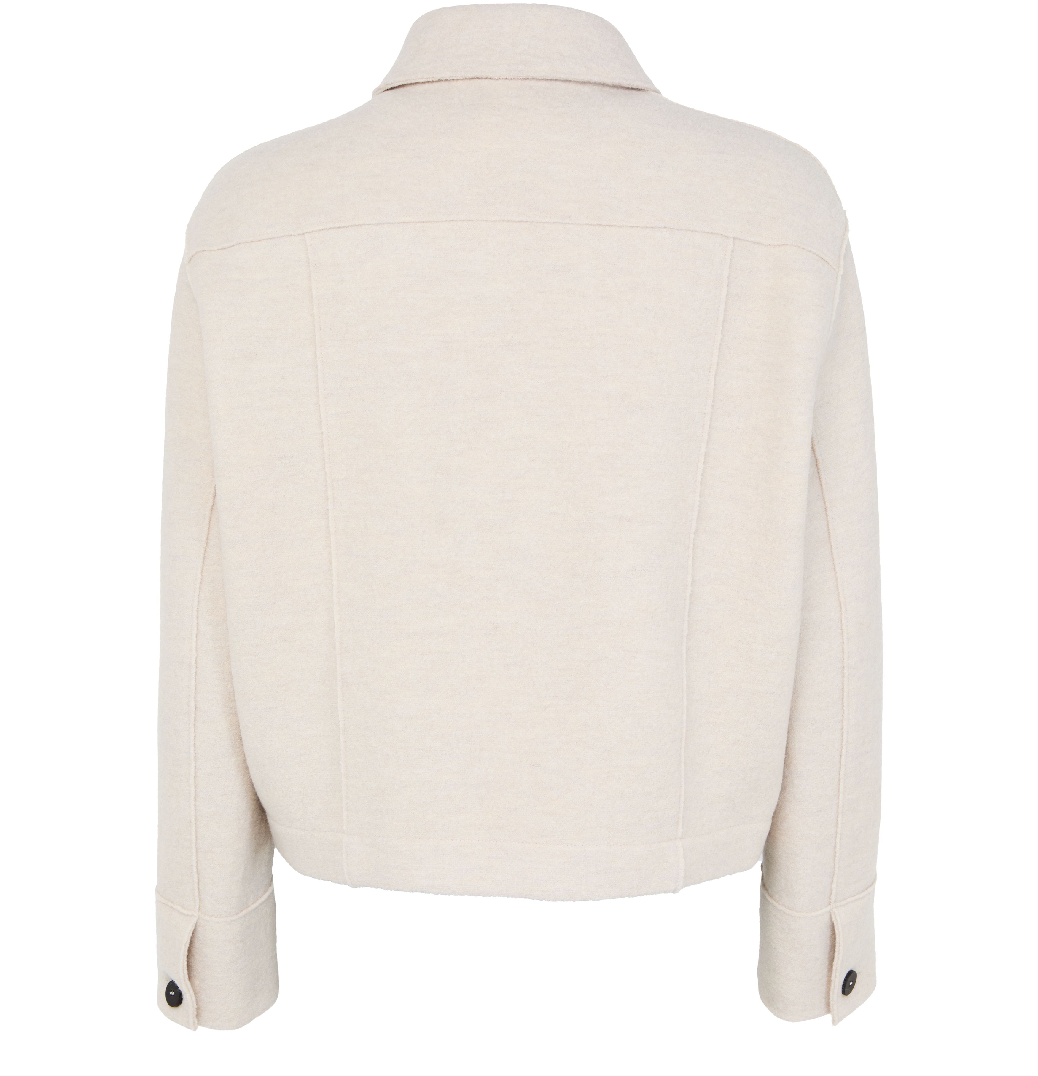 Boiled wool short jacket thumbnail 3