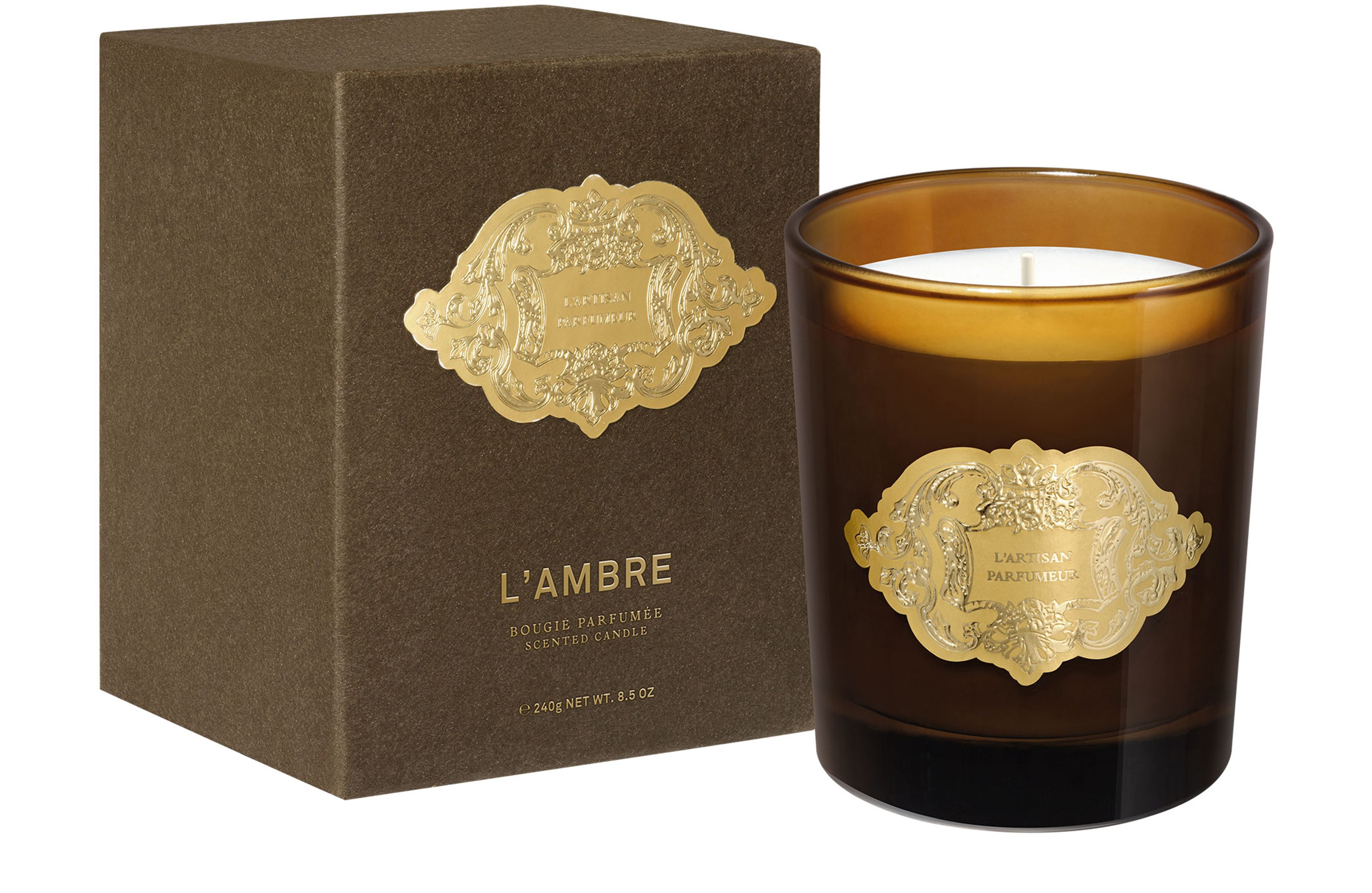 Amber candle 240g thumbnail 5