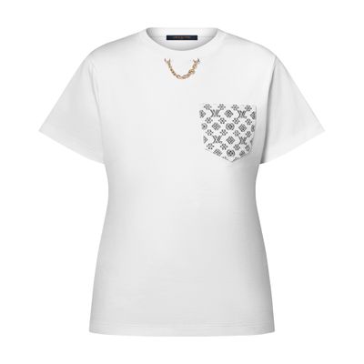 Louis Vuitton Signature Plaque T-shirt In White