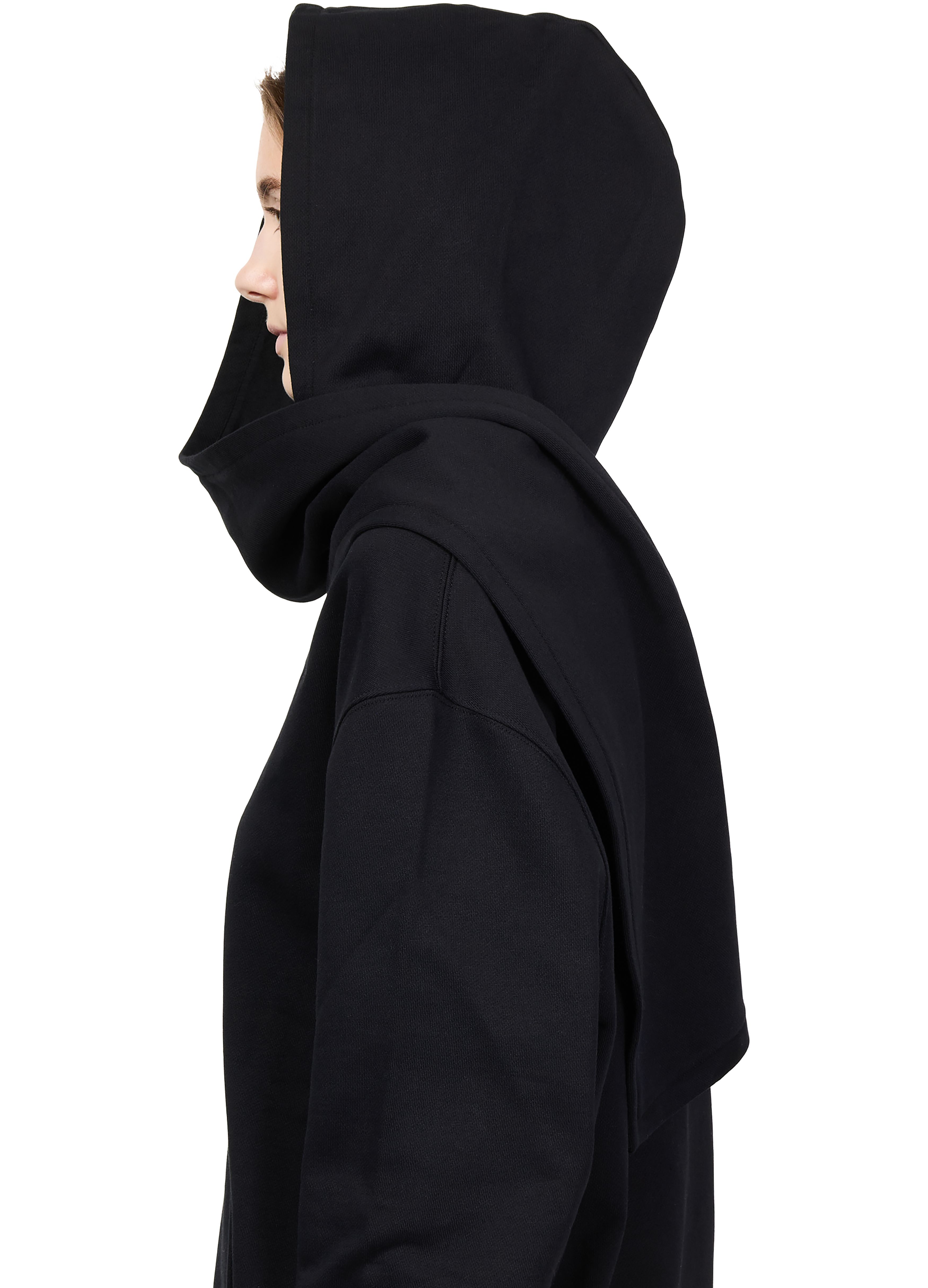 Scarf embroidered hoodie thumbnail 4