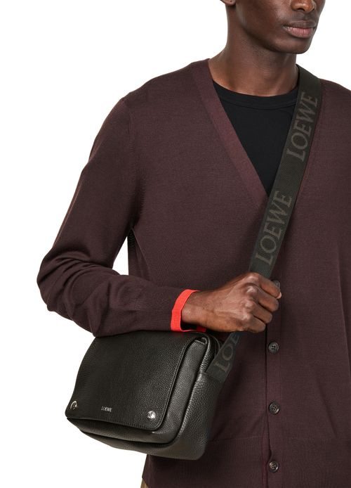 LOEWE XS Pebble messenger bag in grained calfskin