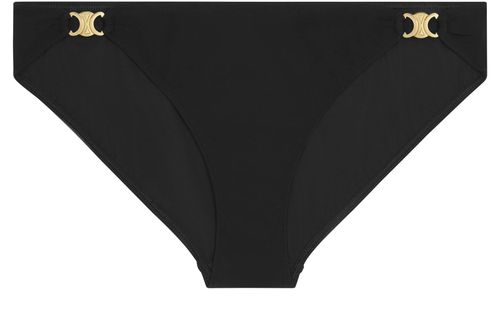CELINE Triomphe swimsuit bottom in matte jersey