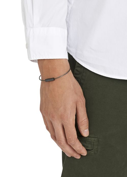 LE GRAMME Polished ceramic cable bracelet 5g 