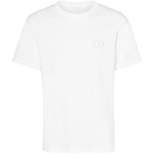 DIOR CD embroidery t-shirt