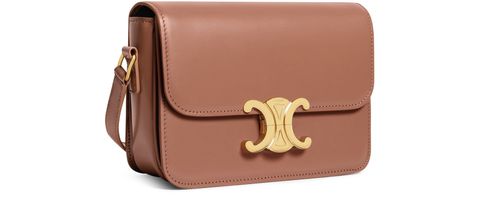 CELINE Sac Triomphe modèle Teen veau satiné