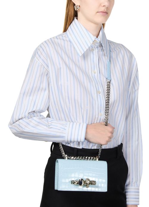 MCQUEEN Jewelled Satchel mini shoulder bag