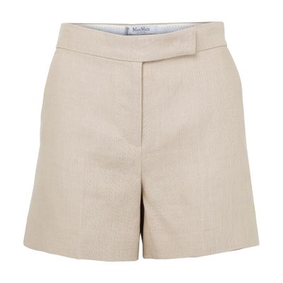 Max Mara Tailored Shorts In Neutral