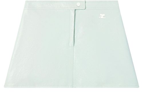 COURREGES Mini jupe en vinyle Réédition