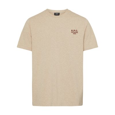 Apc Organic Cotton Rue Madame T-shirt In In Beige