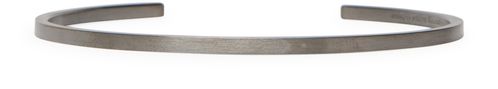 LE GRAMME Brushed Sterling silver ribbon bracelet 7g