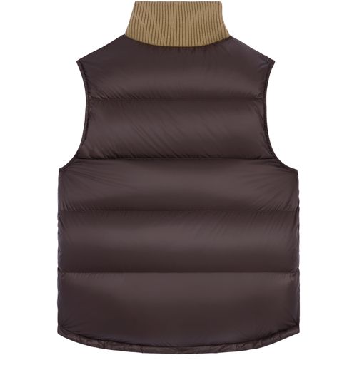 CELINE Sleeveless puffer jacket in light nylon