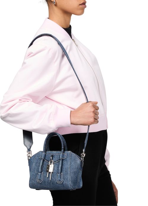 GIVENCHY Antigona Toy Lock bag in washed denim
