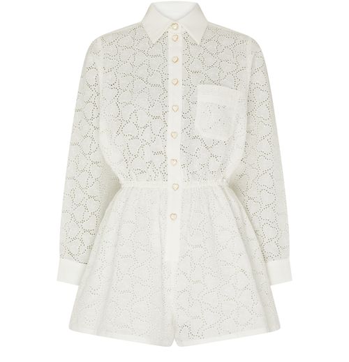 ZIMMERMANN Crush embroidered playsuit