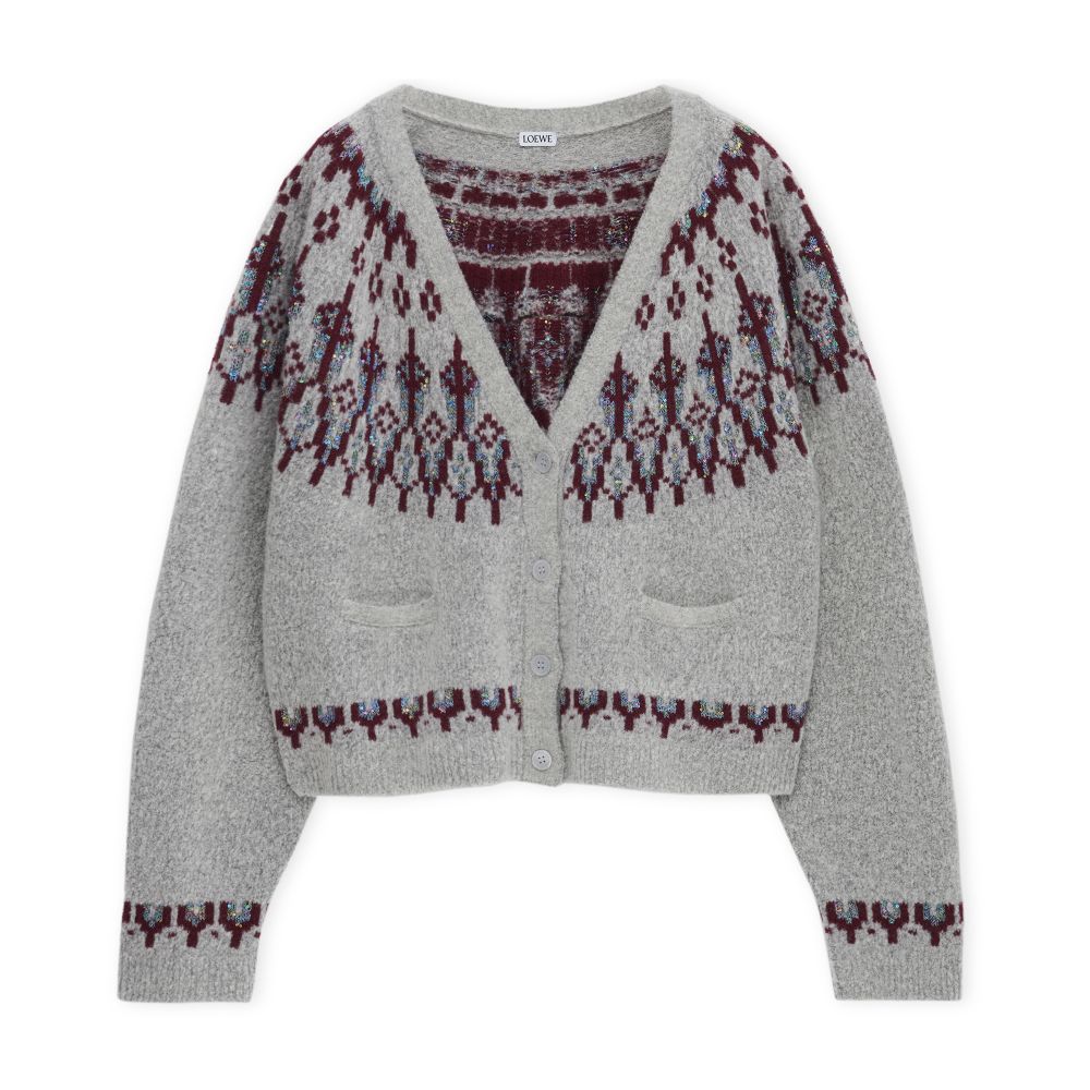 Cardigan in wool blend thumbnail 4