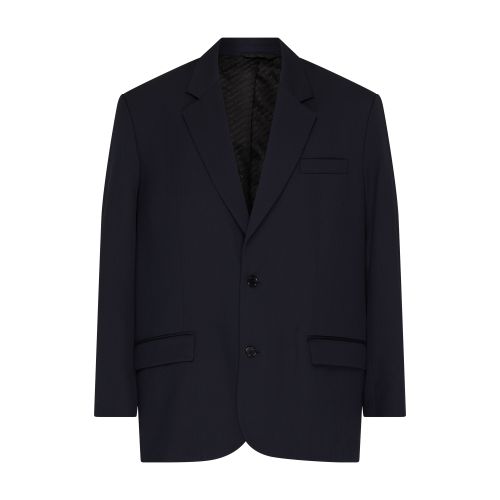 Acne Studios Wool Blend Jacket In Dark_navy