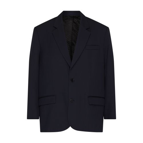 Shop Acne Studios Classic Jacket In Dark_navy