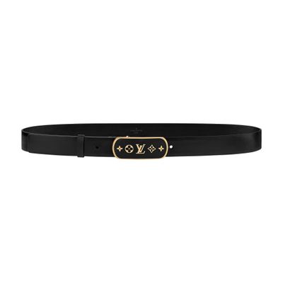 Louis Vuitton Cruiser 25mm Belt In Noir