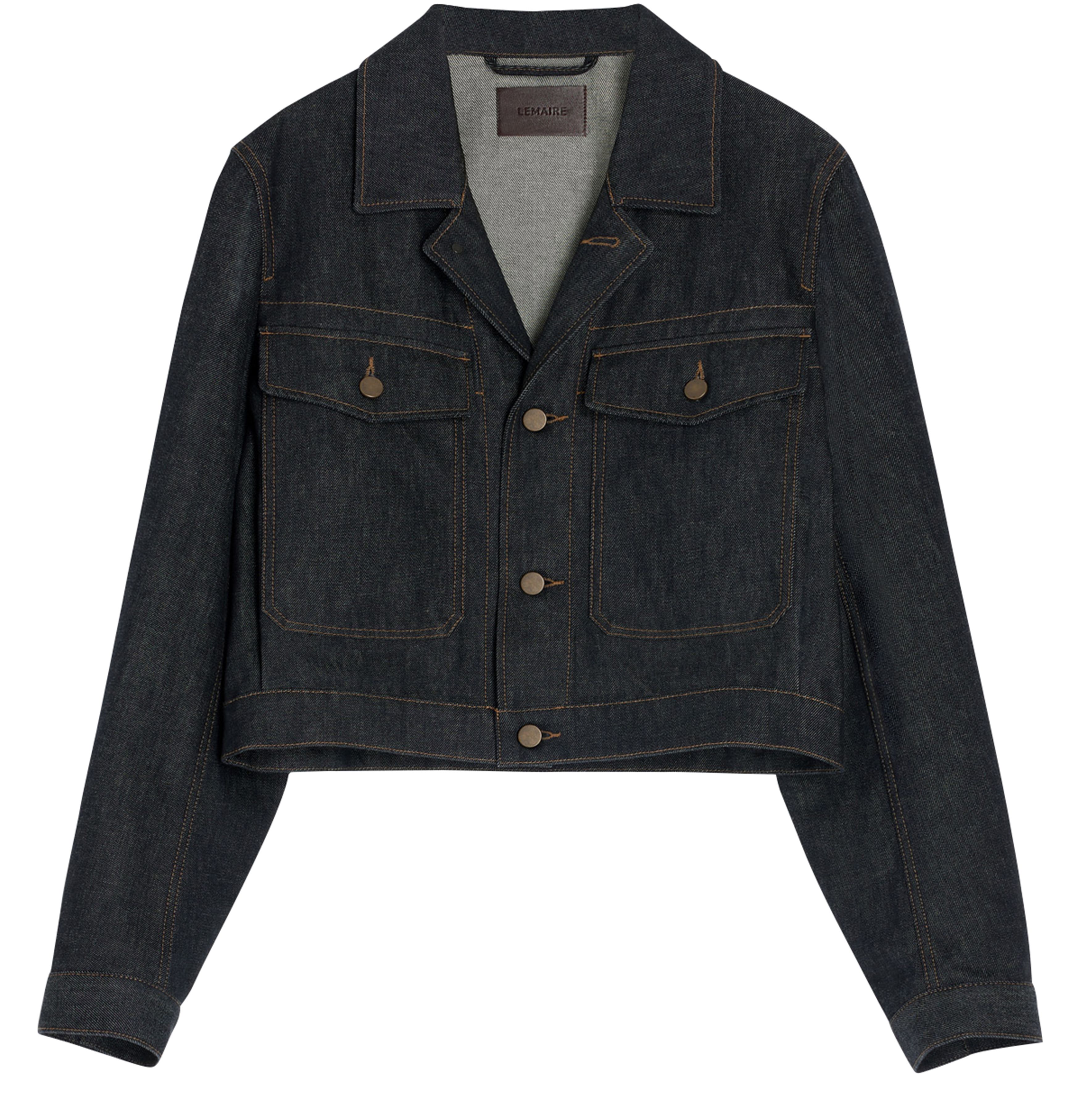 Cropped denim jacket