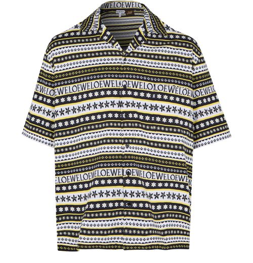 LOEWE Short-sleeved cotton shirt