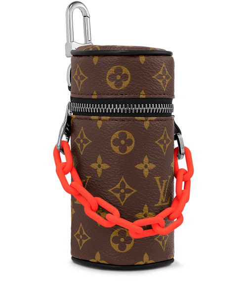 LOUIS VUITTON Monogram Barrel Pouch Bag Charm