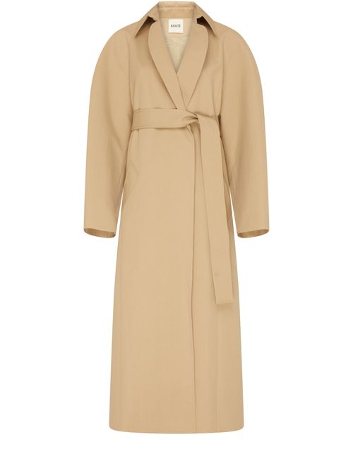 KHAITE Trenchcoat aus Baumwolle Roth