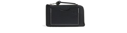 LOEWE Porte-cartes et monnaie en cuir de veau grainé souple