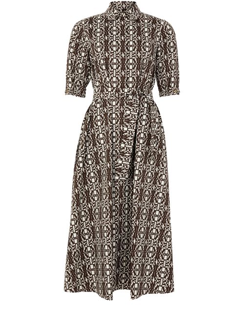 MAX MARA Luxgi cotton poplin knitted maxi dress