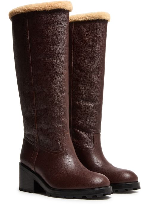 BALLY Padma fur boots 55