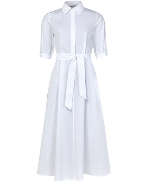 MAX MARA Hoyo cotton poplin maxi shirt dress