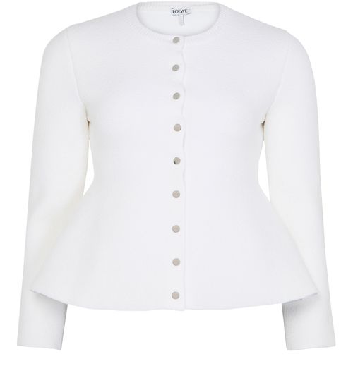 LOEWE Cardigan en coton et soie