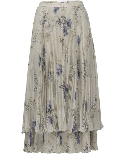 CELINE Midi ruffled skirt