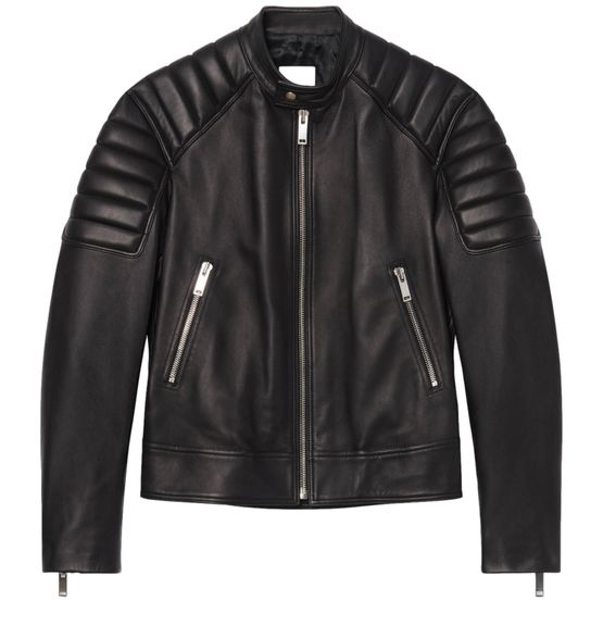 Veste en on sale cuir homme sandro