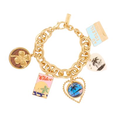 Chloé Gold-plated Bracelet In Multi