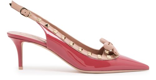 VALENTINO GARAVANI Rockstud Bow sling back