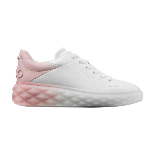 Shop Jimmy Choo Diamond Maxi Sneakers In V_white_macaron_mix