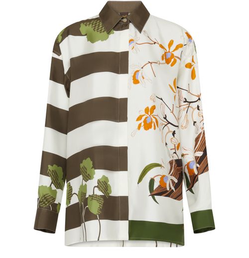 LOEWE Printed silk shirt