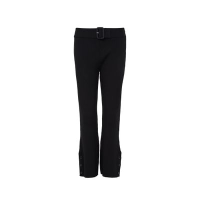 Capri rib knit pants