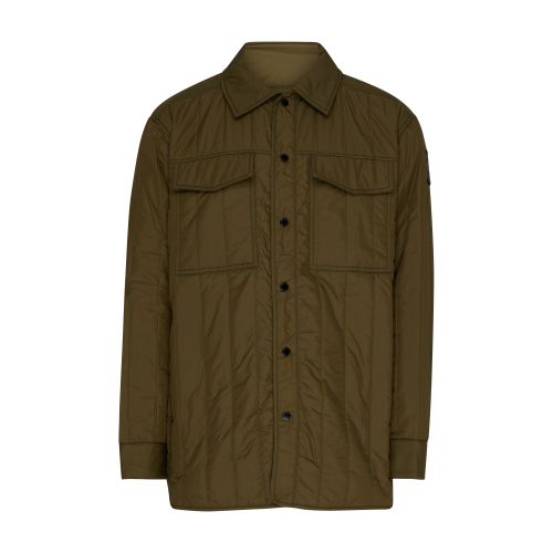 Shop Canada Goose Carlyle Quilted Shirt Jacket In Military_green_vert_militaire