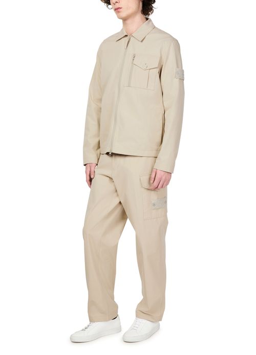 STONE ISLAND Zipped shirt