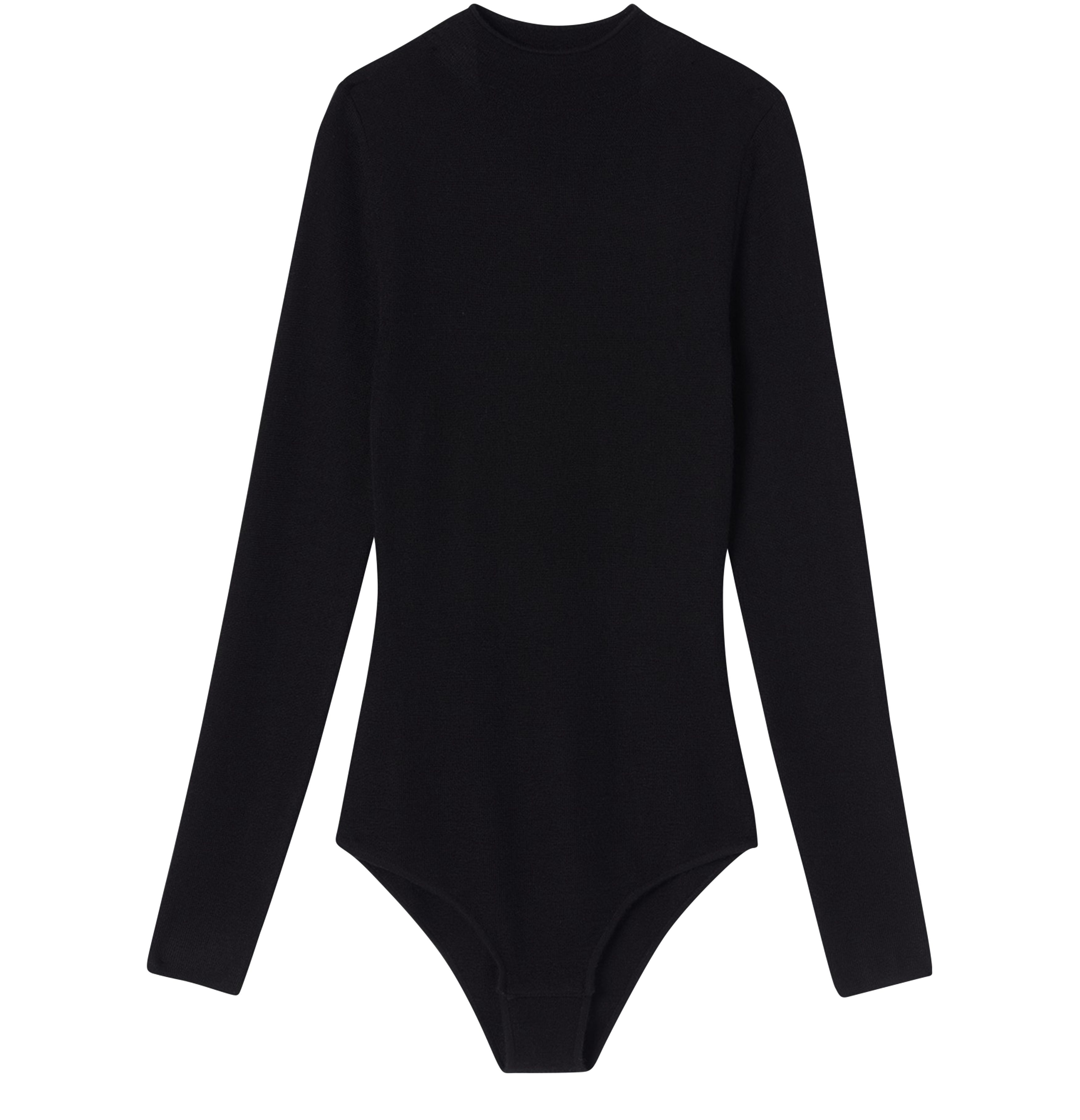 Plain knit bodysuit