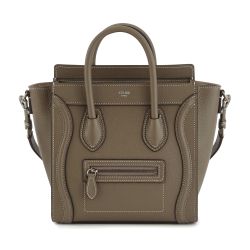 Women s Nano luggage bag in drummed calfskin CELINE 24S