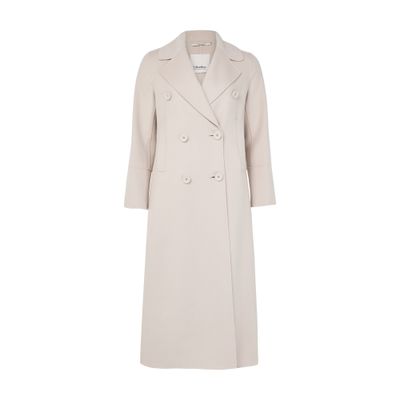 S Max Mara Long Coat In Beige