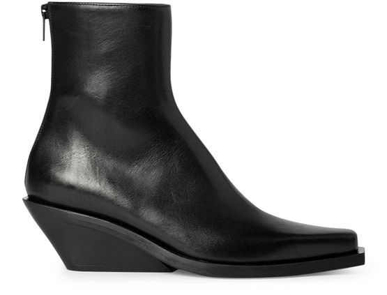 Ann demeulemeester wedge boots shop