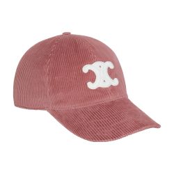 CELINE｜ (TRIOMPHE BASEBALL CAP IN CORDUROY (2AUT60L82 2 TRIOMPHE BASEBALL CAP IN CORDUROY - | CELINE