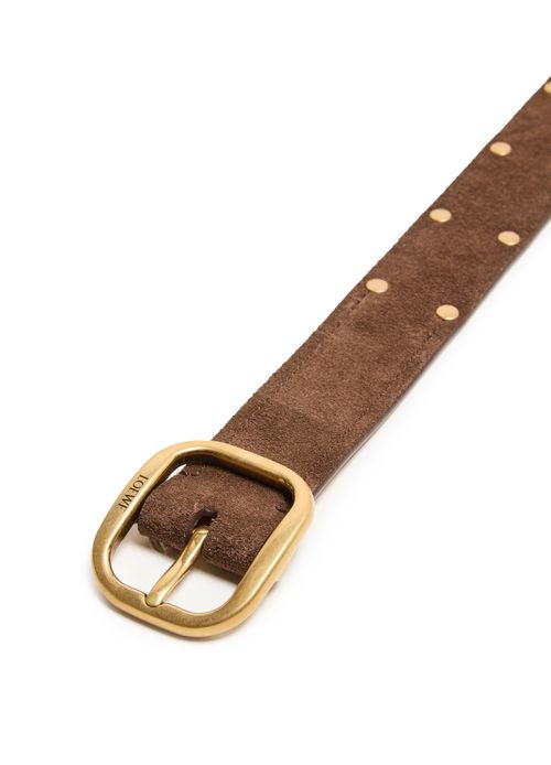 LOEWE Soft, rounded suede belt