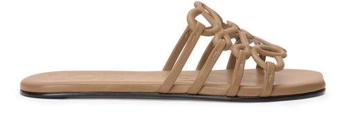 LOEWE Petal Anagram slide in soft calfskin