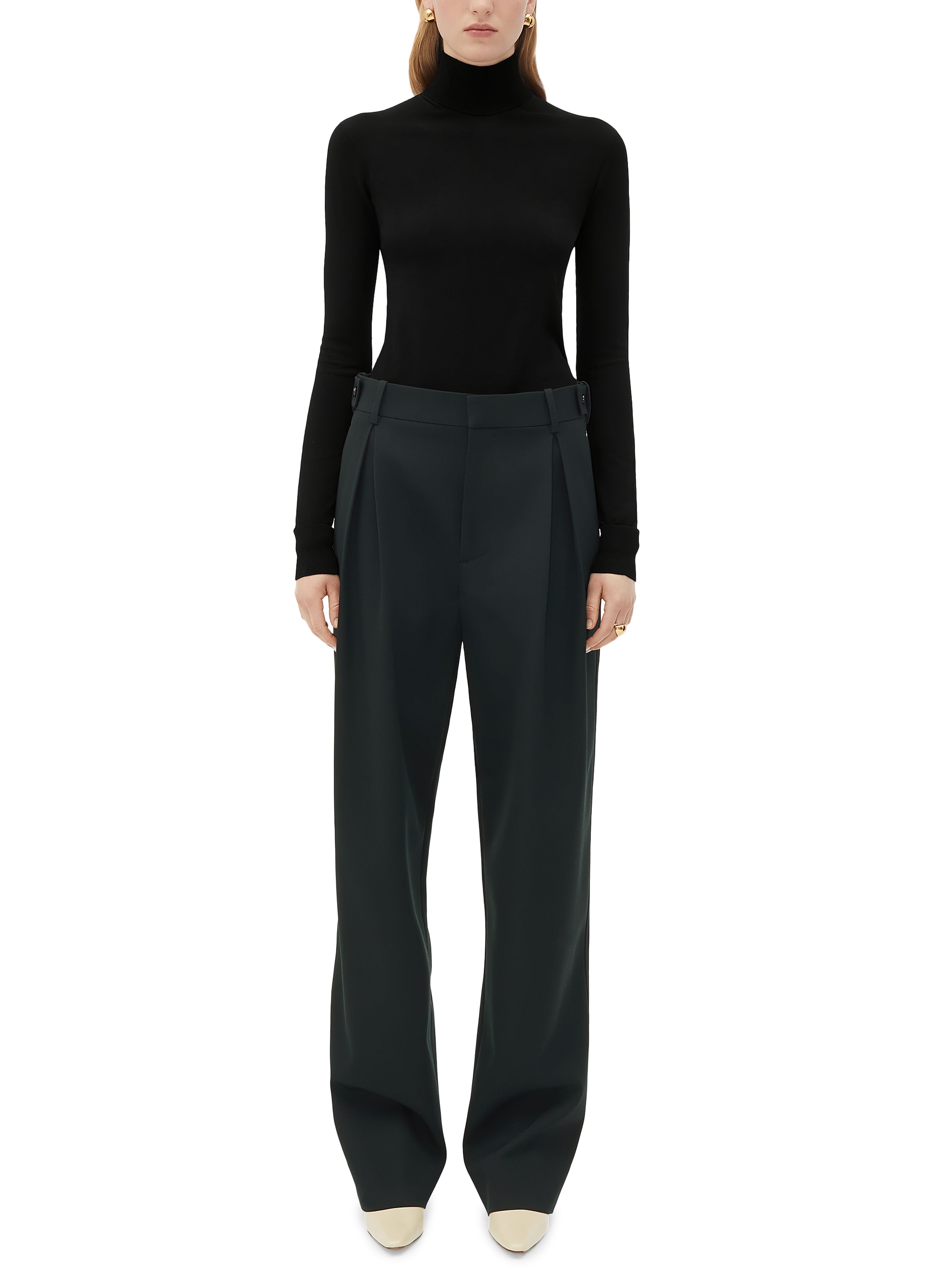 Straight-leg wool pants thumbnail 8